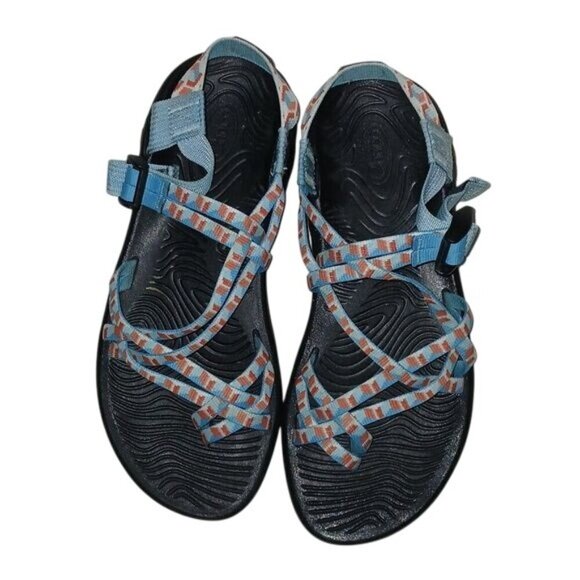 Chaco Blue Hiking Sandals - Picture 3 of 5